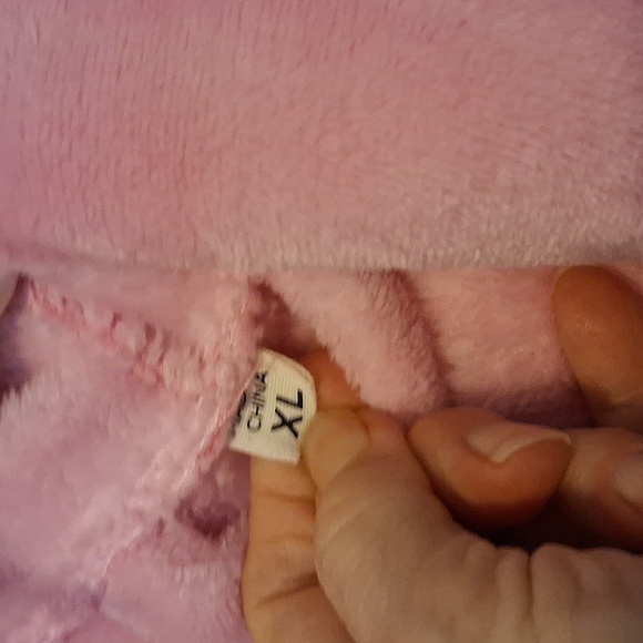 NY Threads Plushy Pink Hooded Bathrobe Cozy Pockets Belted Sz XL - Picture 5 of 10